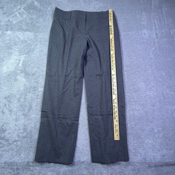 Talbots Women's Gray‎ Wool Blend Stretch Trousers Career Dress Office Pants - Picture 4 of 16